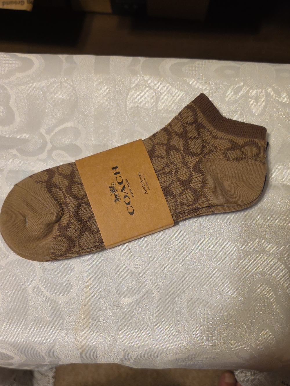 Coach Low-Cut Ankle Socks Signature  Cs - 2 Pair